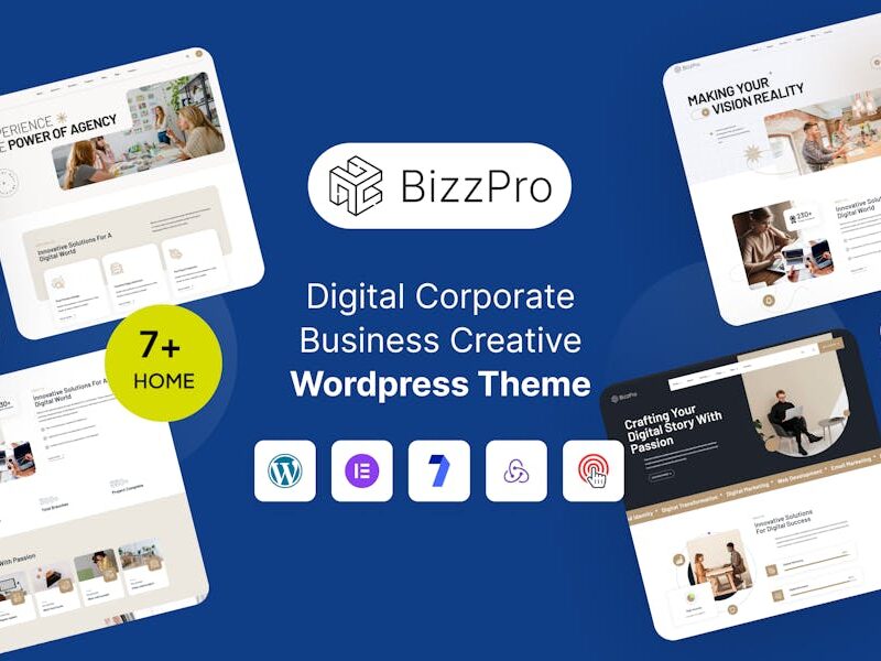 Bizzpro – Digital Business Creative WordPress