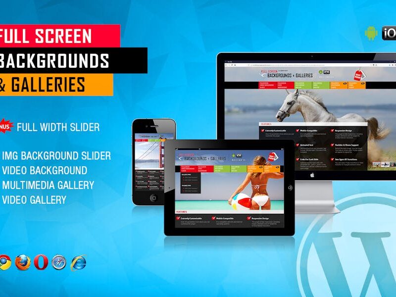 Image and Video FullScreen Background WP Plugin