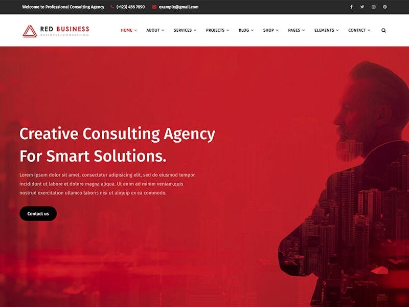 RedBiz - Finance & Consulting Multi-Purpose WordPr