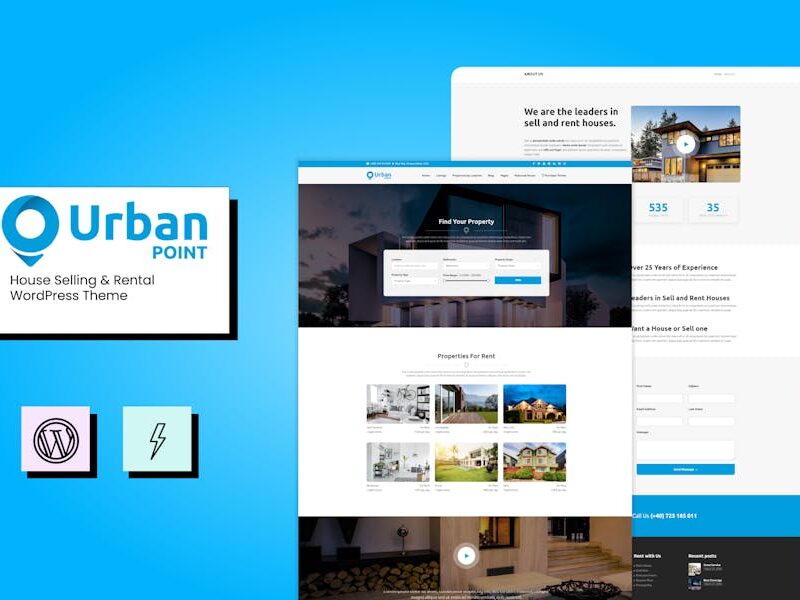 UrbanPoint - House Selling & Rental WordPress Them
