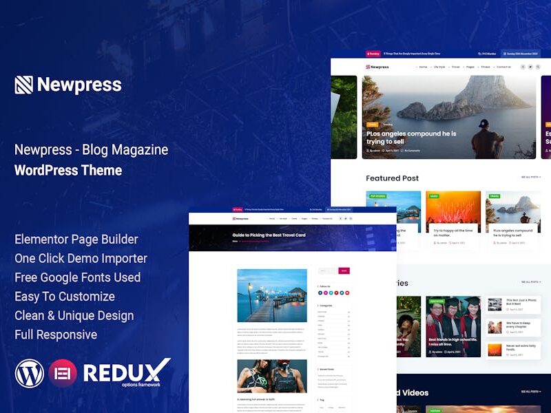 Newpress - Blog Magazine WordPress Theme