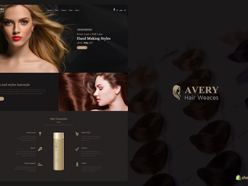 Avery | Hair Wig Shopify Theme