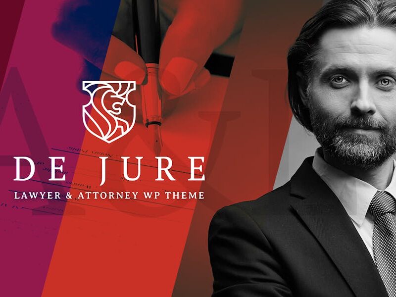 De Jure - Attorney and Lawyer WP Theme