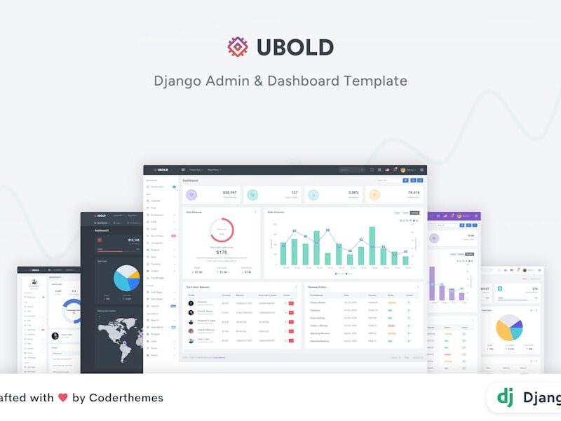 Django Admin & Dashboard Template - UBold