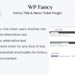 Fancy Title and News Ticker WordPress Plugin