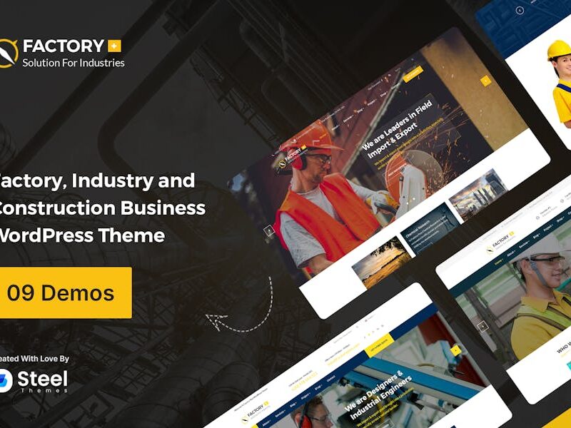 Factory Plus -  Oil & Gas Industry WordPress Theme