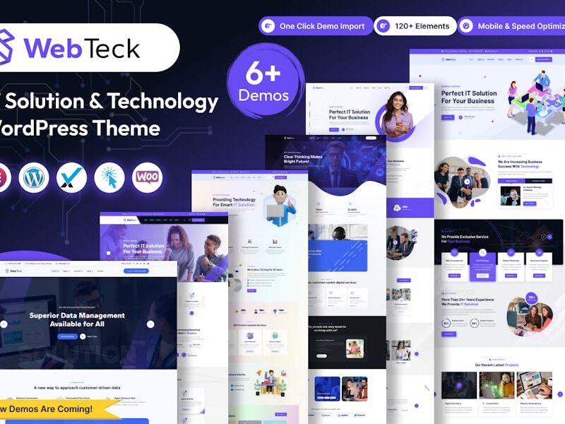 Webteck – IT Solution and Technology WordPress The