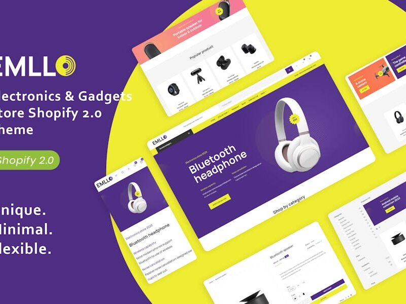 Emllo - Electronics & Gadgets Responsive Shopify