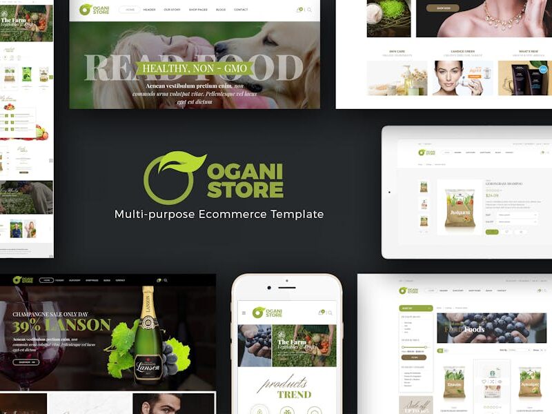 Ogani - Organic, Food, Pet Opencart Theme