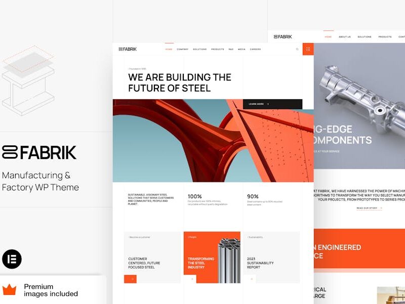 Fabrik - Manufacturing & Factory WordPress