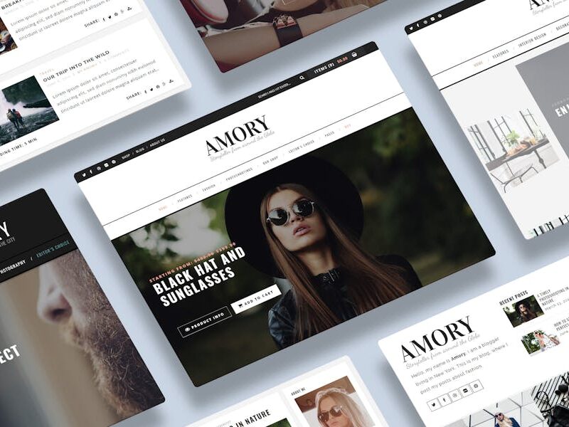Amory Blog - A Responsive WordPress Blog Theme