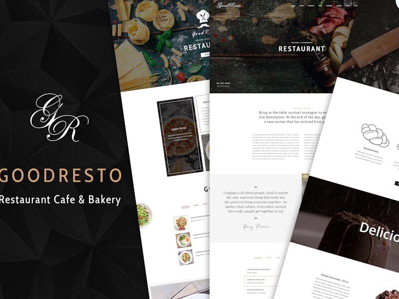 GoodResto - Restaurant WordPress Theme + Woocommer