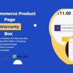 WooCommerce Product Page Warranty Box WooCommerce Product Page Warranty Box