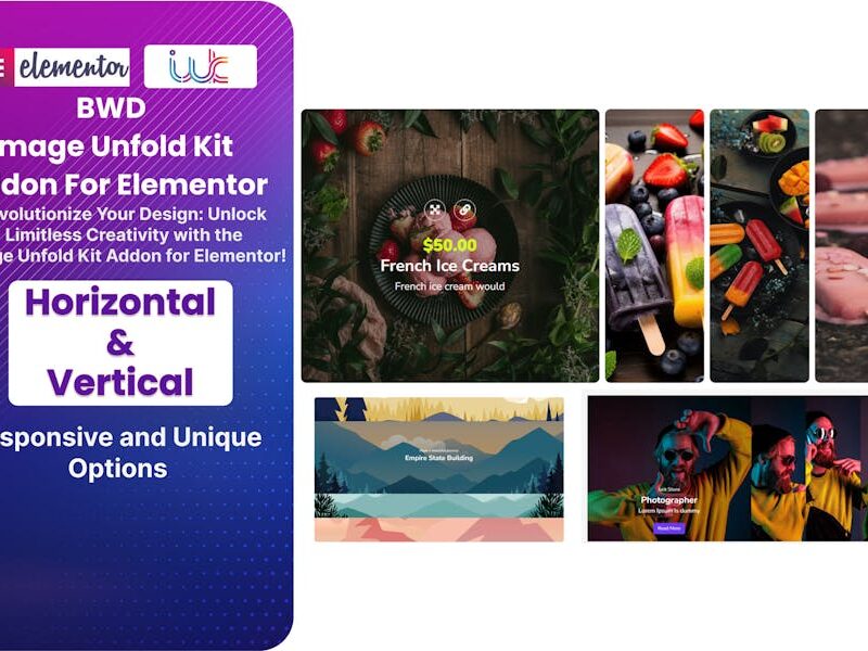 Image Unfold Kit Addon For Elementor