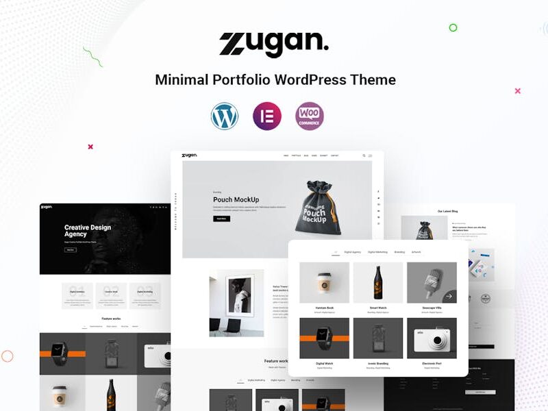 Zugan - Minimal Portfolio WordPress Theme