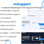 Messenger chat support WordPress Plugin