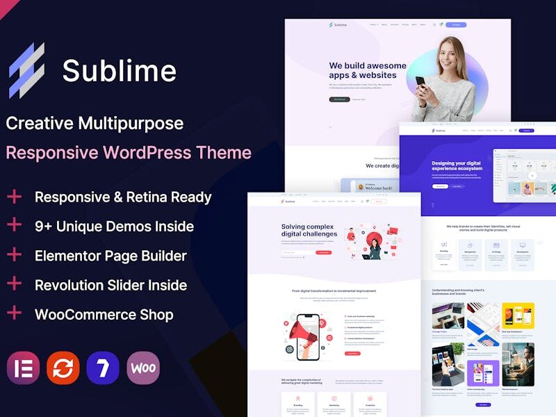 Sublime | Creative Multipurpose WordPress Theme