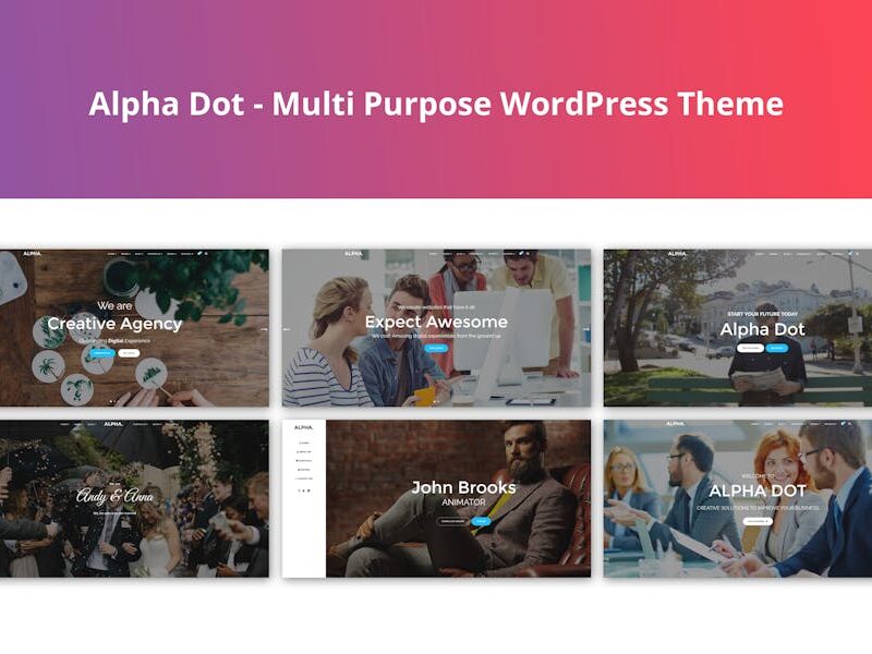 Alpha Dot - Multi Purpose WordPress Theme