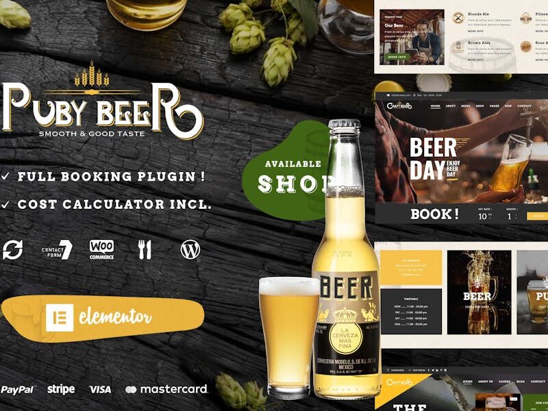 Beer & Brewery Pub Theme