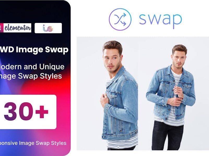 Image Swap addon for elementor
