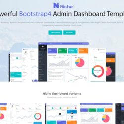 Niche – Bootstrap 4 Dashboard and Admin Template