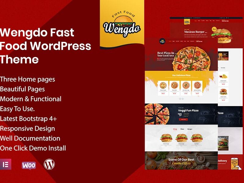 Wengdo - Fastfood WordPress Theme