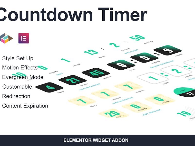 Countdown Timer Elementor Page Builder Addon