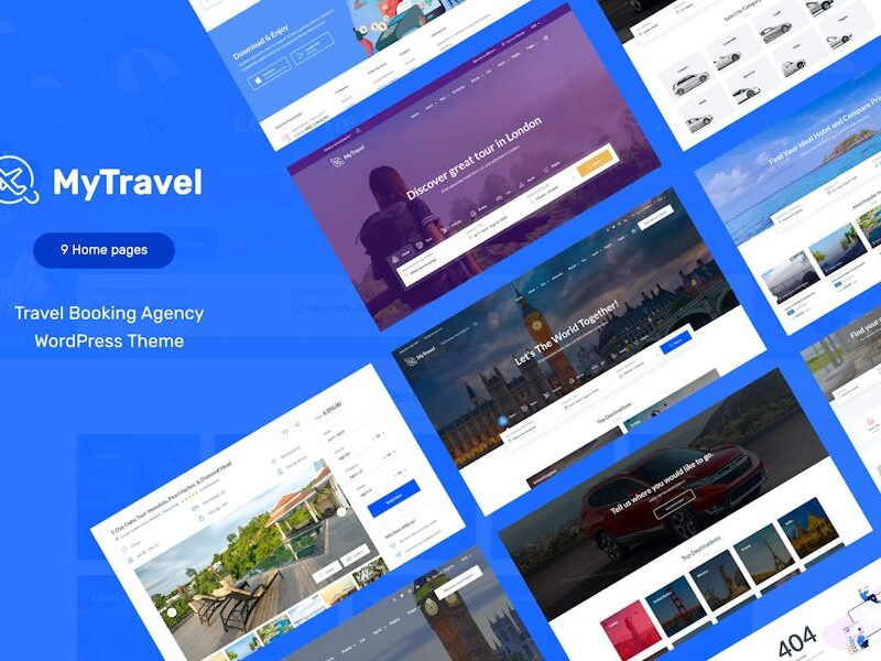 MyTravel - Tours & Hotel Bookings WooCommerce Them