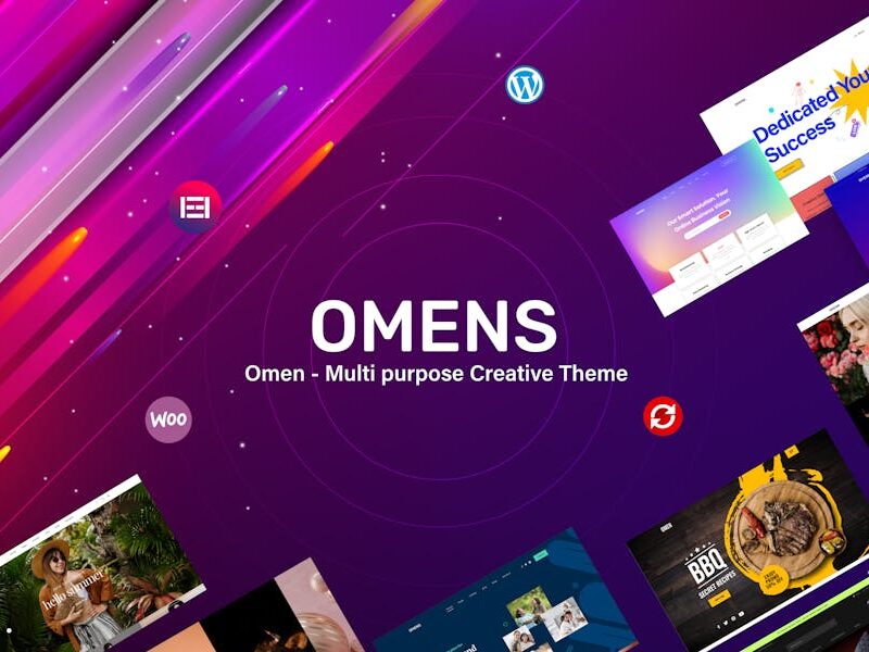 Omens - Multipurpose Creative WordPress Theme