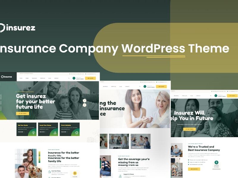 Insurez - Insurance Company WordPress Theme