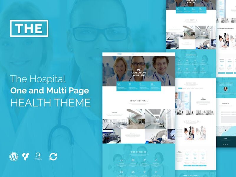 The Hospital - One and Multi Page Health Theme