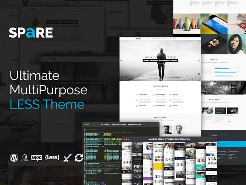 Spare - Ultimate MultiPurpose LESS Theme