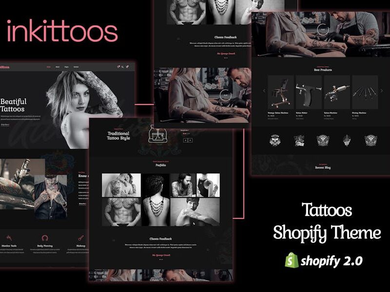 inkittoos - Tattoo Shopify Theme