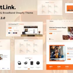 Netlink – CCTV, Broadband Services Shopify Theme