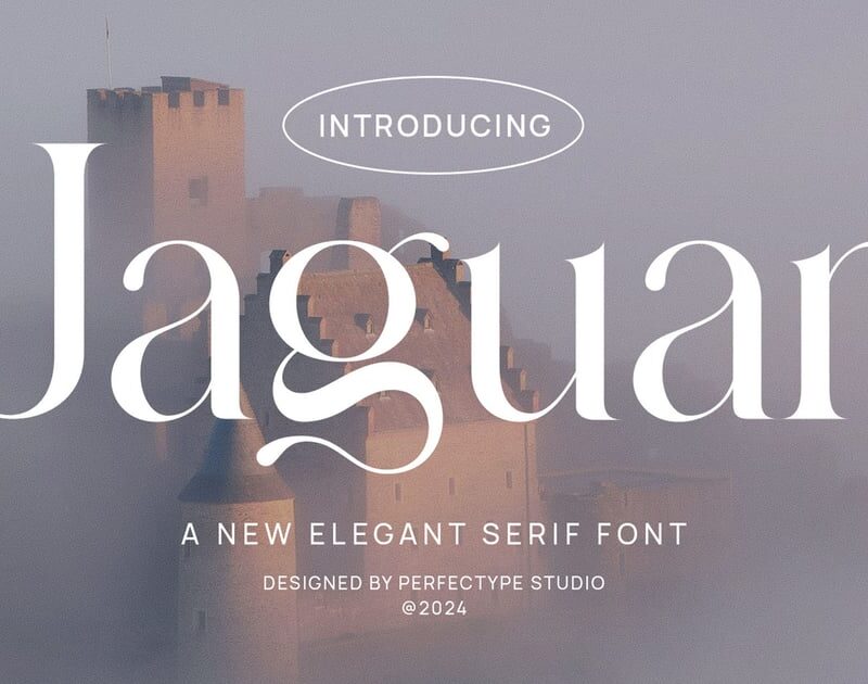 Jaguar Elegant Serif Font Typeface