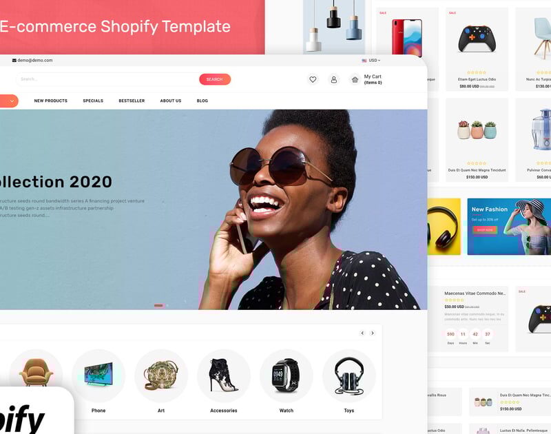 Zenex - Multipurpose E-commerce Shopify Template