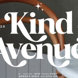 Kind Avenue – Stylish Retro Font Kind Avenue – Stylish Retro Font