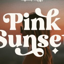 Pink Sunset – Modern Retro Serif