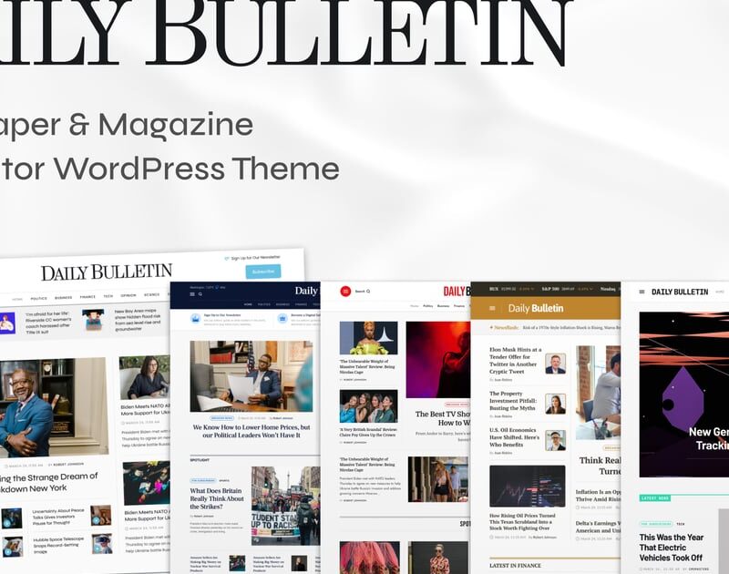 Daily Bulletin - Magazine & Newspaper Theme