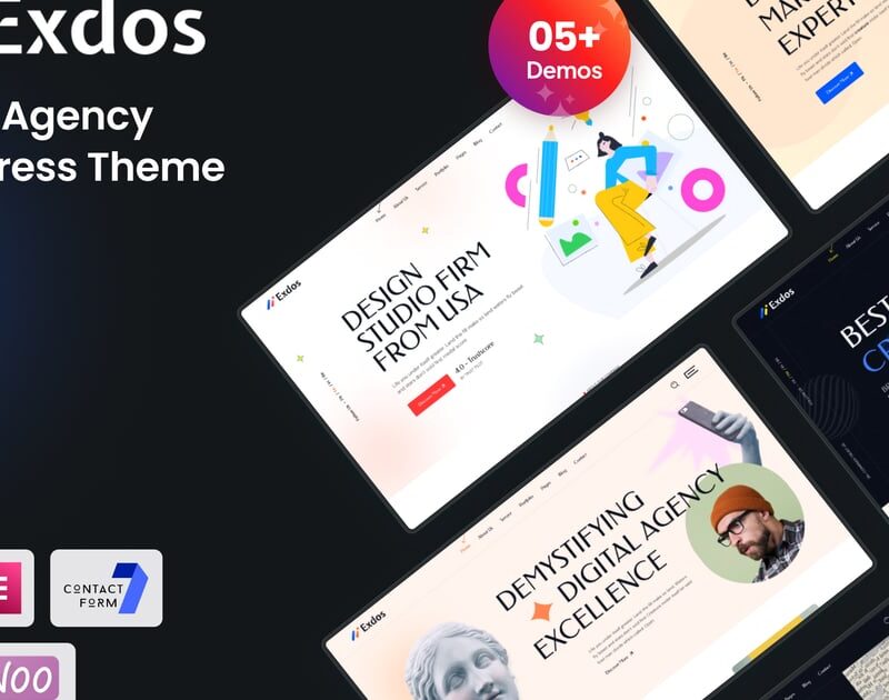 Exdos - Digital Agency WordPress Theme