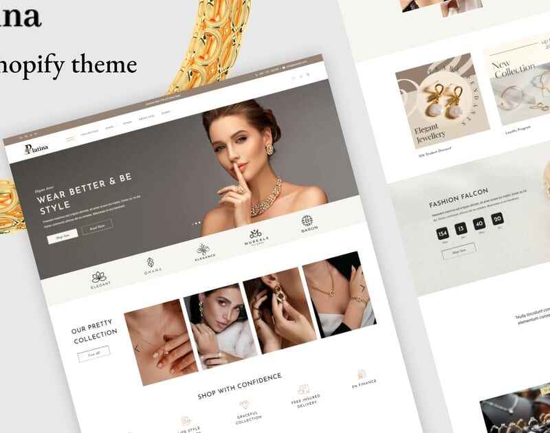 Platina - Modern Jewelry Store Theme