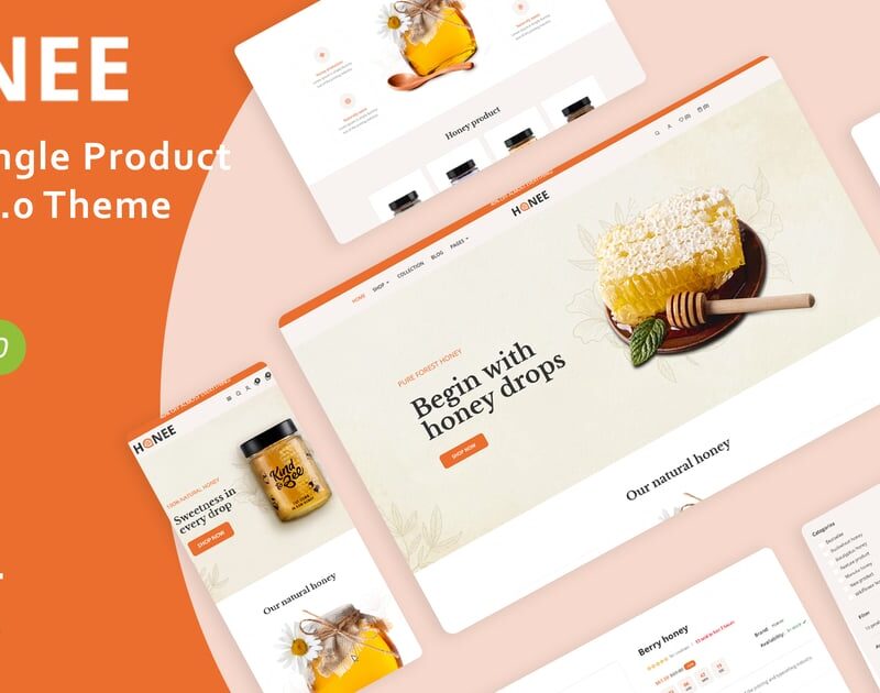 Honee - Honey Single Product Shopify 2.0 Theme