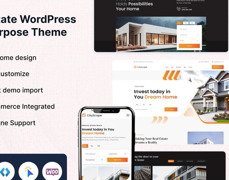 CityScape – Real Estate WordPress Theme