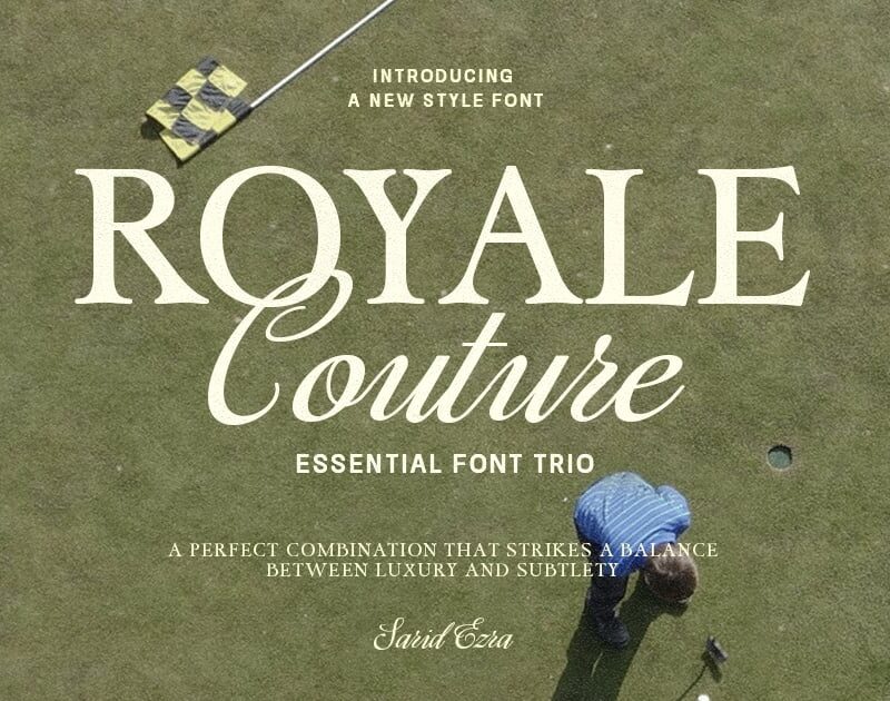 Royale Couture - Essential Font Trio