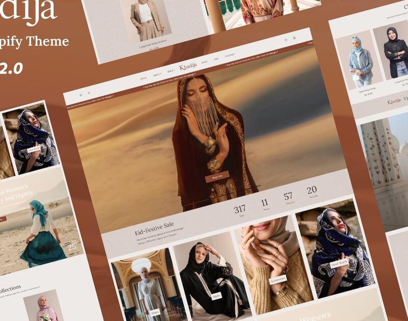 Khadija - Muslim Fashion & Clothing Shopify Theme