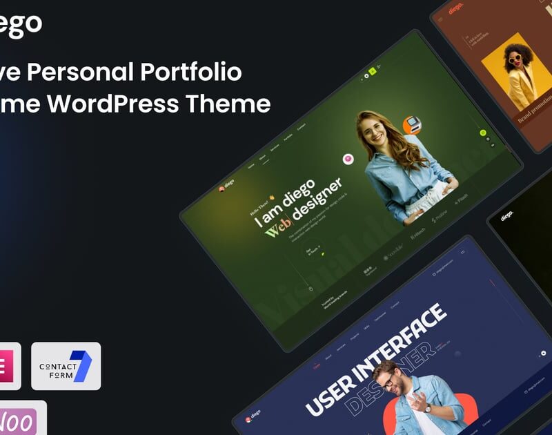Diego - Creative Portfolio WordPress Theme