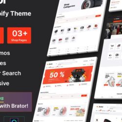 Brator – Auto Parts Shopify Theme