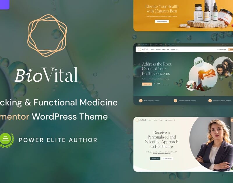 BioVital - Functional Medicine Doctor Theme