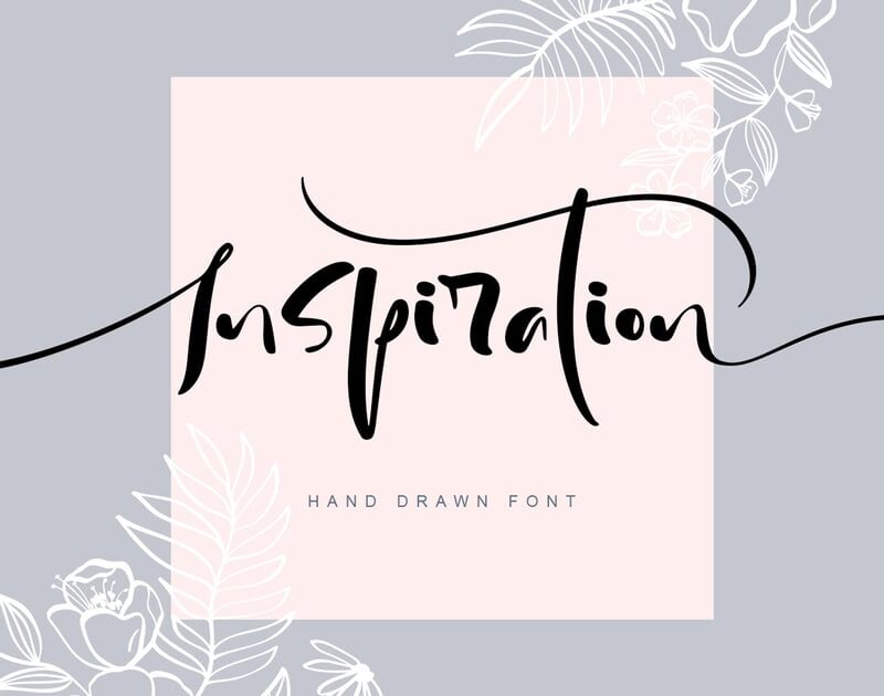 Inspiration Hand Drawn Font