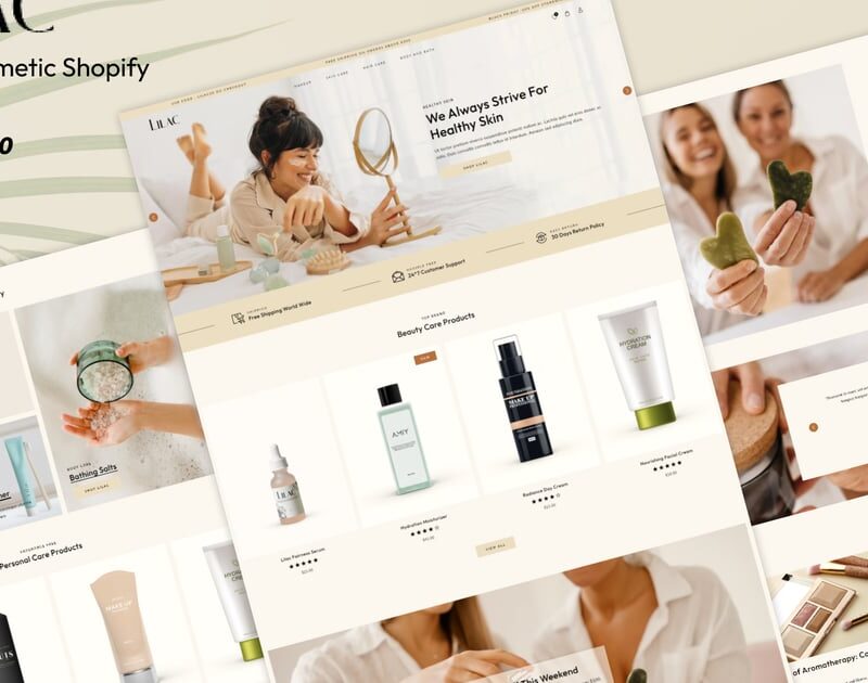 Lilac - Beauty Cosmetic Shopify Theme
